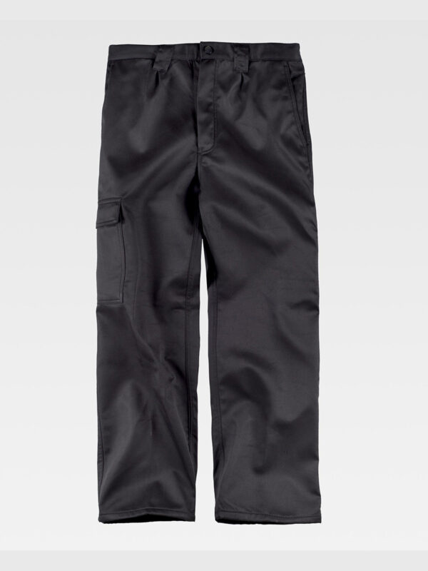 Pantalone da lavoro multitasche con fodera in pile - immagine 3