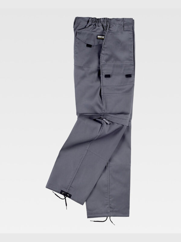 Pantalone da lavoro multitasche gambe staccabili - immagine 5