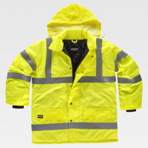 Parka imbottito alta visibilita classe 3
