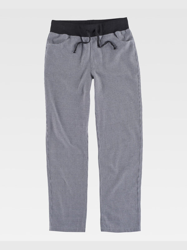 Pantalone cuoco tessuto a quadretti