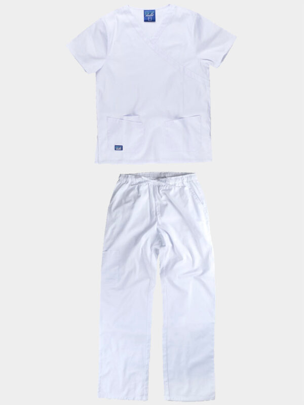 Completo unisex casacca + pantalone tessuto elasticizzato - immagine 2