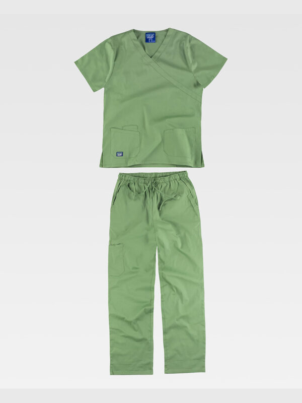 Completo unisex casacca + pantalone tessuto elasticizzato - immagine 7