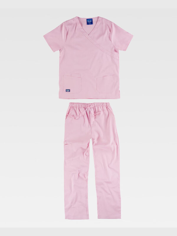Completo unisex casacca + pantalone tessuto elasticizzato