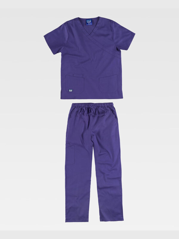 Completo unisex casacca + pantalone tessuto elasticizzato - immagine 4