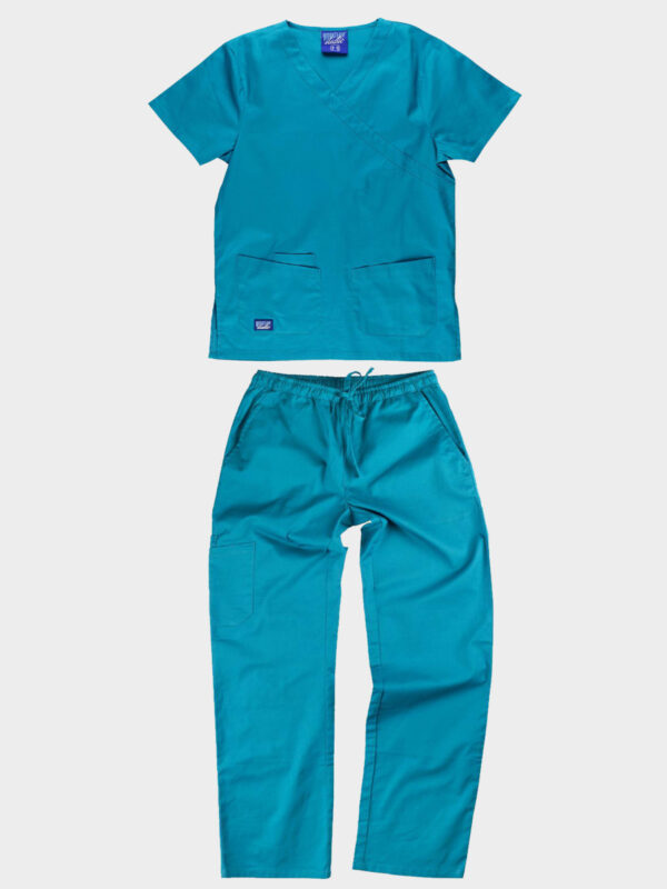 Completo unisex casacca + pantalone tessuto elasticizzato - immagine 3