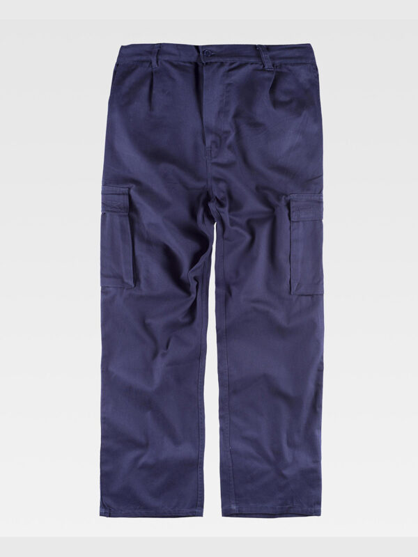 Pantalone da lavoro multitasche in cotone - immagine 4