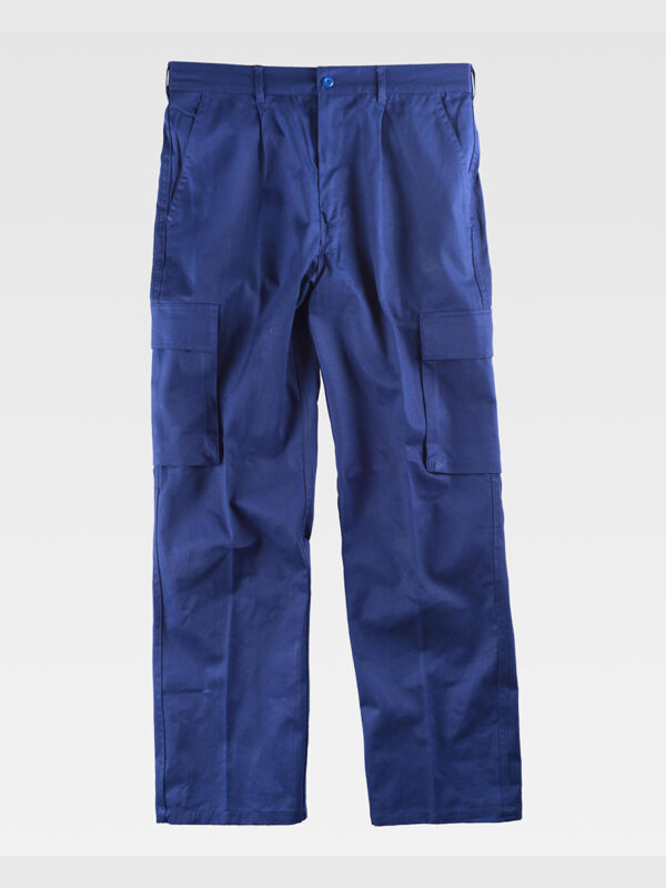 Pantalone da lavoro multitasche in cotone - immagine 3