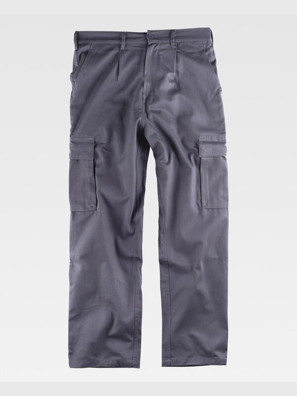 Pantalone da lavoro multitasche in cotone