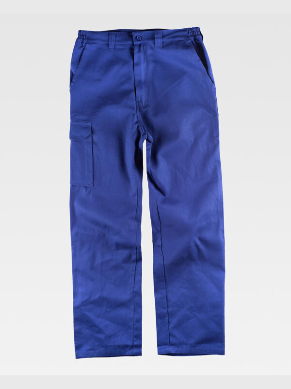 Pantalone da lavoro multitasche in cotone - immagine 3