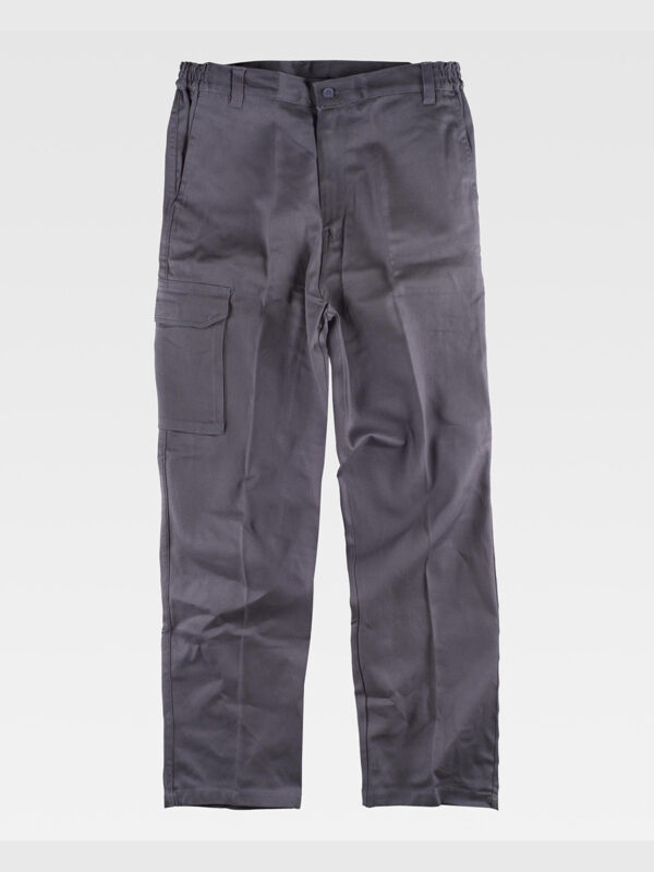 Pantalone da lavoro multitasche in cotone - immagine 2