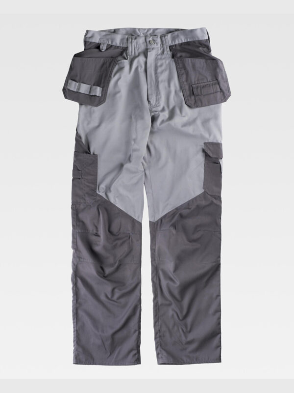 Pantalone da lavoro multitasche senza elastico in vita - immagine 3