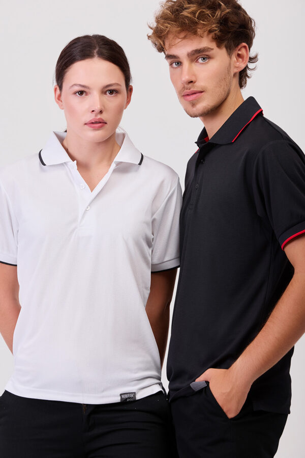 Polo manica corta bicolore