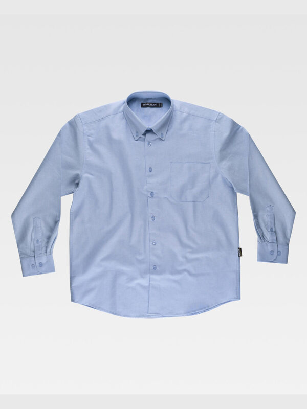 Camicia uomo manica lunga oxford