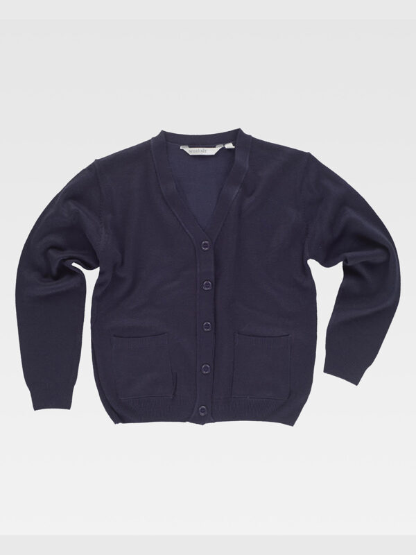 Cardigan donna collo a v
