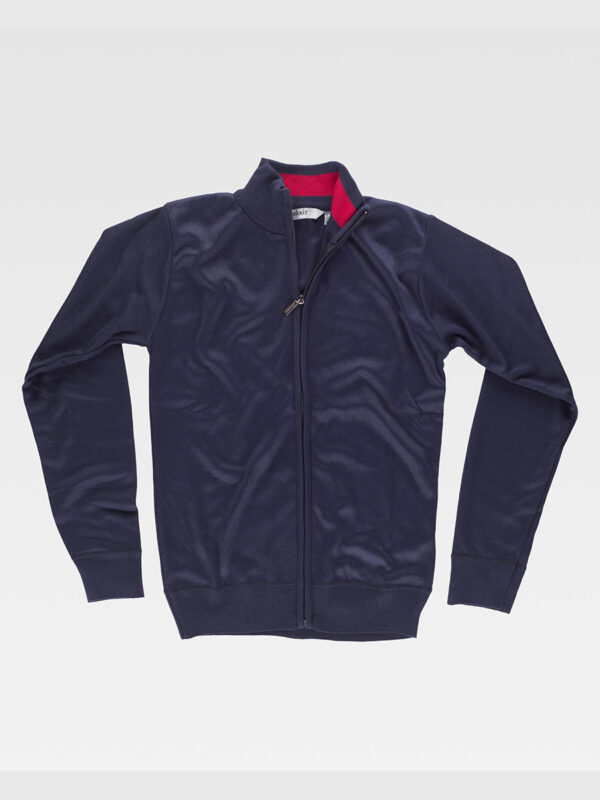 Pullover unisex zip intera
