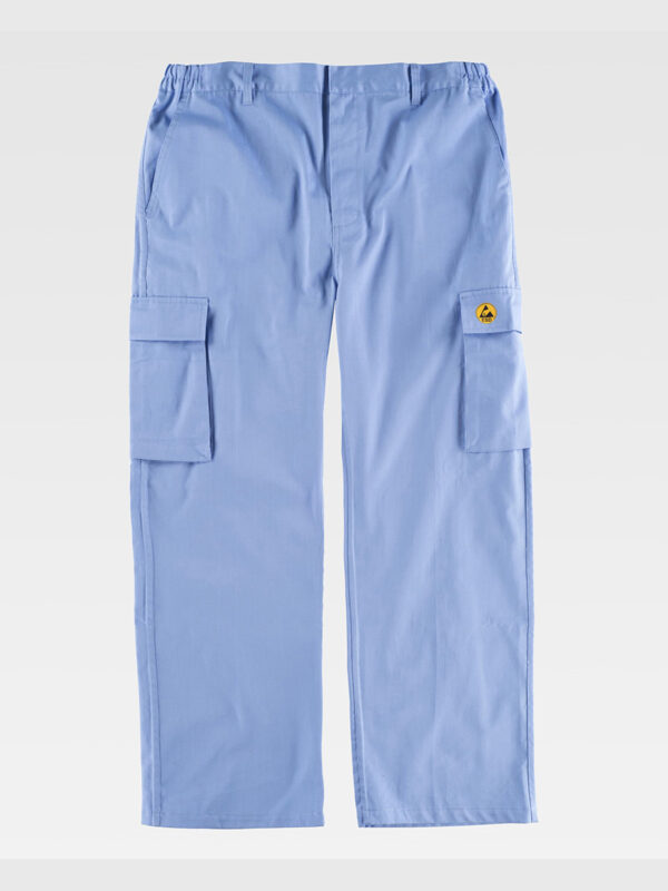 Pantalone da lavoro tessuto antistatico