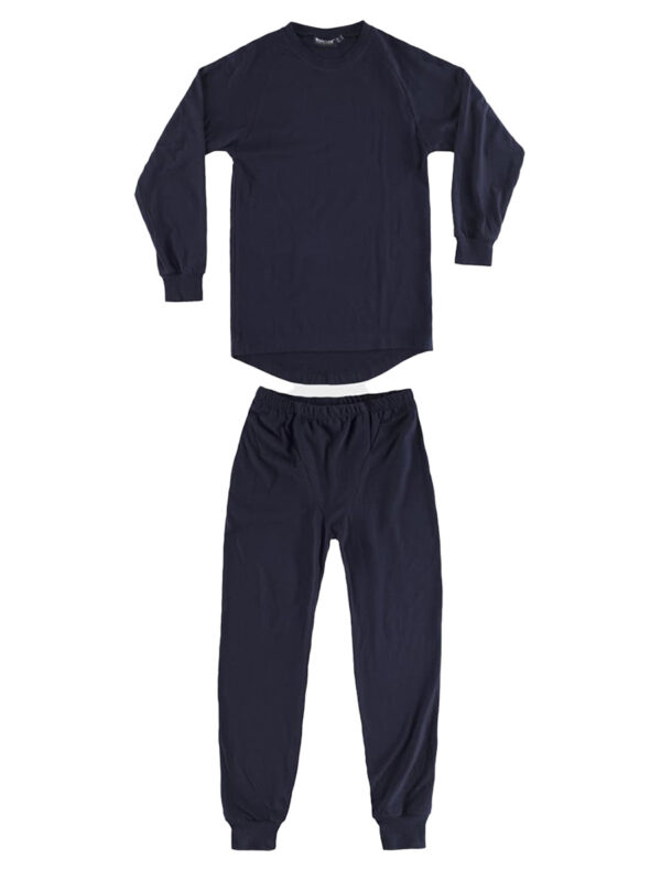 Completo pantalone + t-shirt manica lunga protezione fiamma
