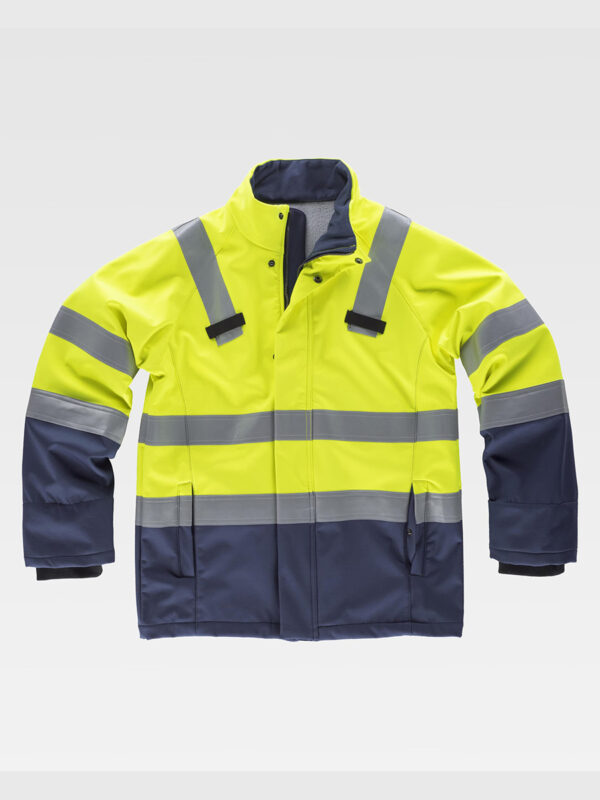 Softshell multiprotezione alta visibilita classe 2
