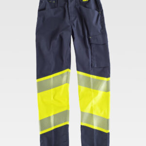 Pantalone tessuto elasticizzato alta visibilita classe 1
