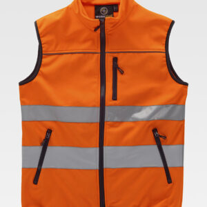 Gilet softshell tessuto ripstop alta visibilita classe 1