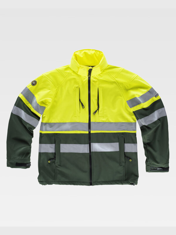 Softshell con cappuccio alta visibilita classe 1 - immagine 4