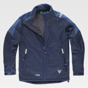 Giacca Workshell bicolore