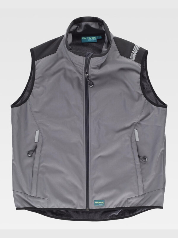 Gilet Workshell bicolore - immagine 4