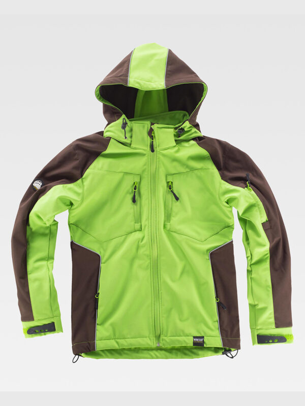 Softshell con cappuccio e zip intera - immagine 5