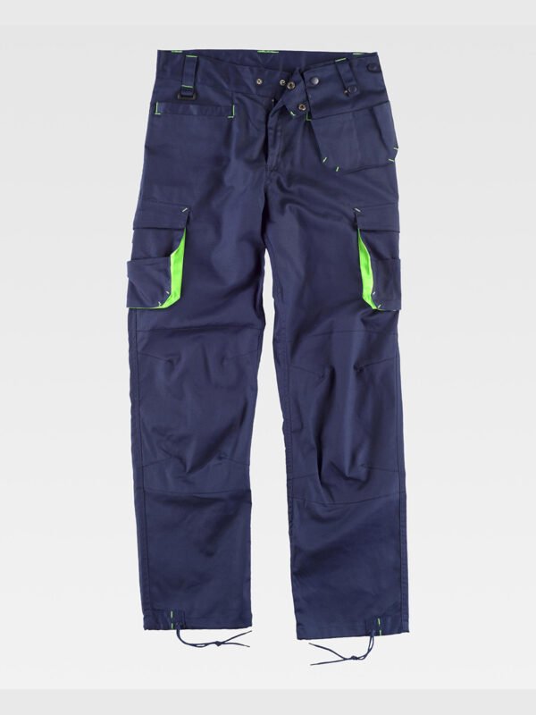 Pantalone da lavoro multitasche rinforzi alle ginocchia