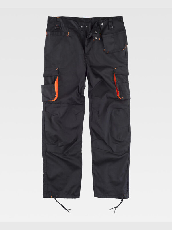Pantalone da lavoro multitasche rinforzi alle ginocchia - immagine 3