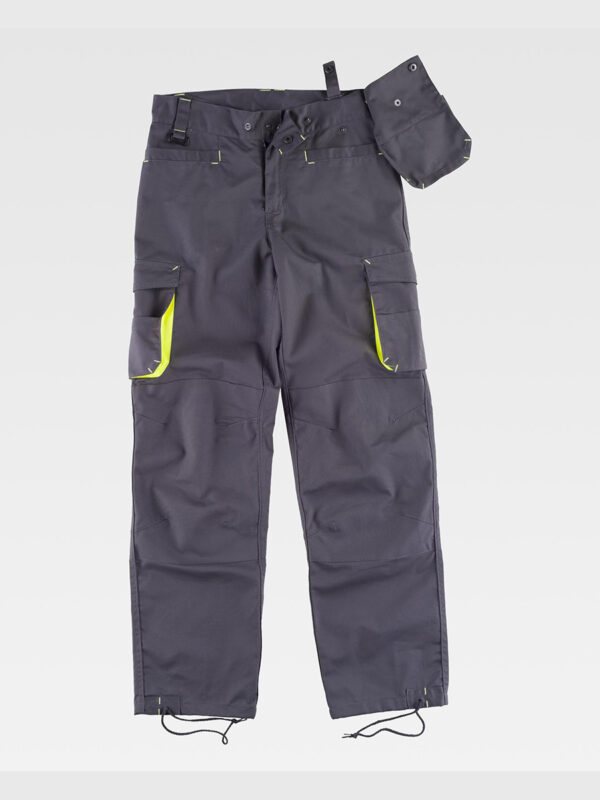 Pantalone da lavoro multitasche rinforzi alle ginocchia - immagine 4