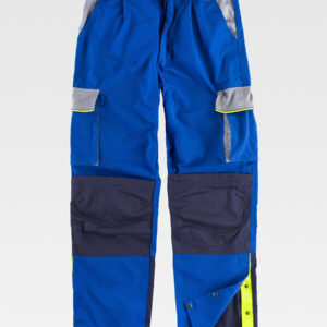 Pantalone da lavoro multitasche protezione alle ginocchia rinforzi nei glutei