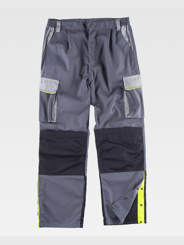 Pantalone da lavoro multitasche protezione alle ginocchia rinforzi nei glutei - immagine 5