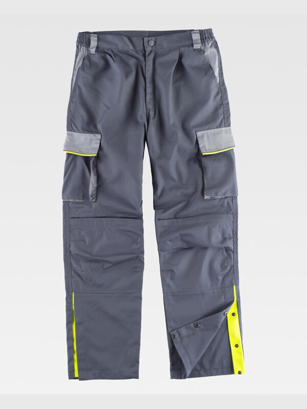 Pantalone da lavoro multitasche protezione alle ginocchia rinforzi nei glutei - immagine 6