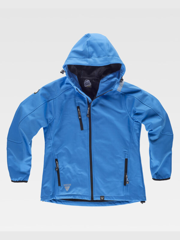 Softshell donna con cappuccio e zip intera - immagine 7