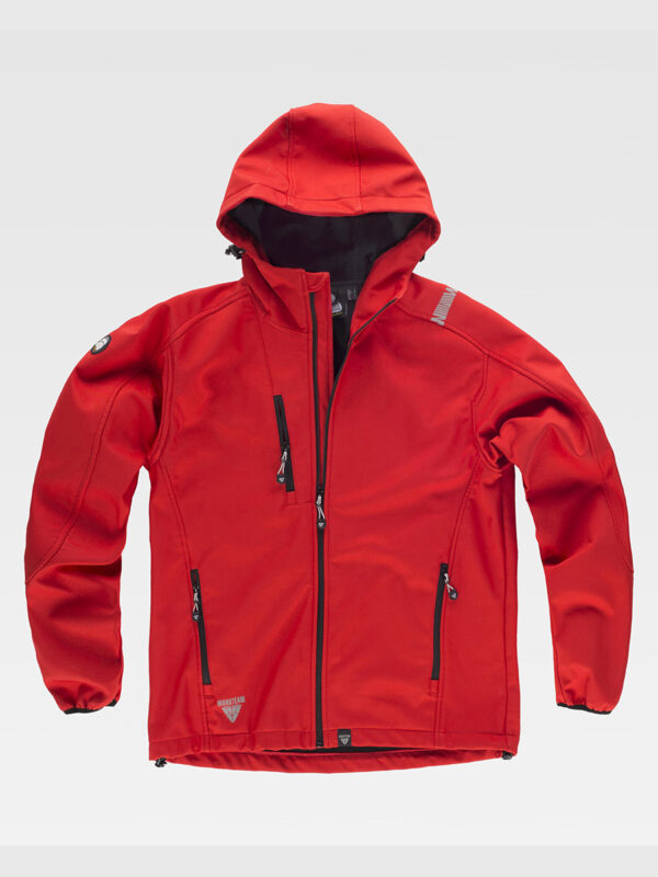Softshell con cappuccio e zip intera - immagine 4