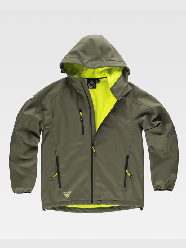 Softshell con cappuccio e zip intera - immagine 6