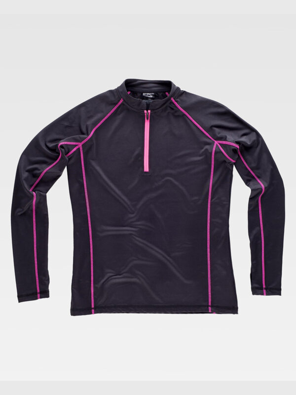 Giacca donna mezza zip sport