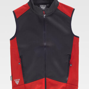 Gilet softshell  tessuto antivento