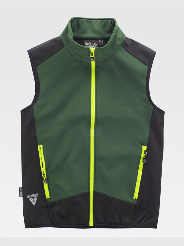 Gilet softshell  tessuto antivento - immagine 3