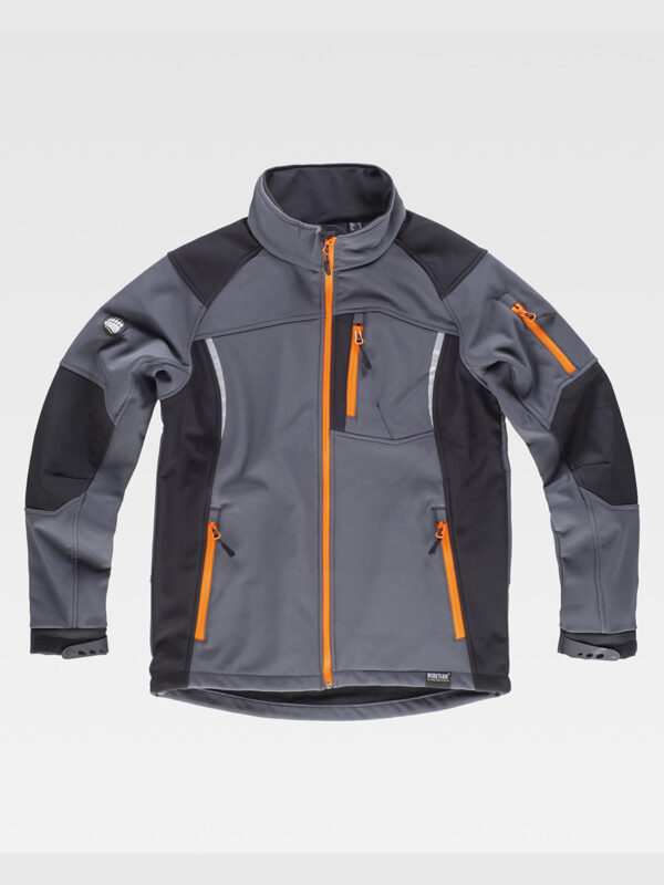 Giacca SOFTSHELL WORKSHELL maniche raglan, collo alto - immagine 5