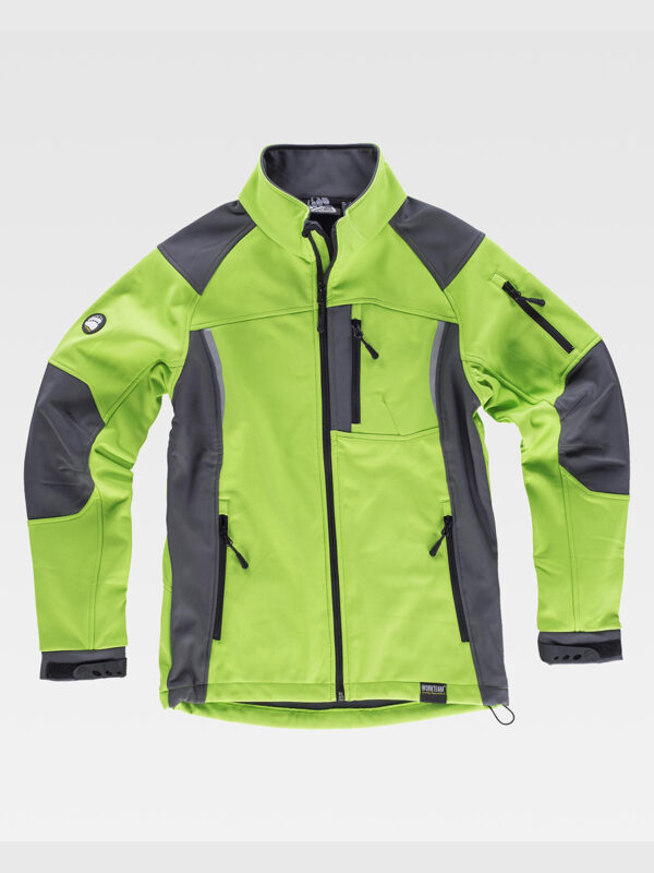 Giacca SOFTSHELL WORKSHELL maniche raglan, collo alto - immagine 6