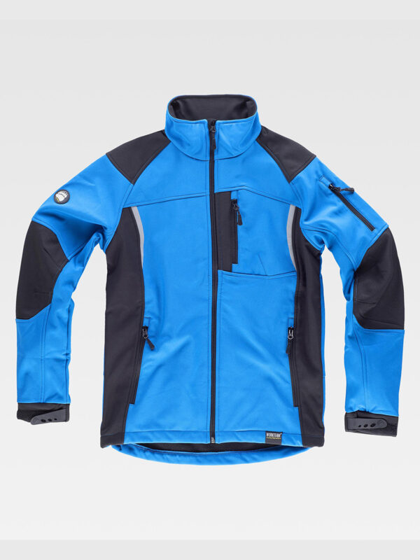 Giacca SOFTSHELL WORKSHELL maniche raglan, collo alto - immagine 7