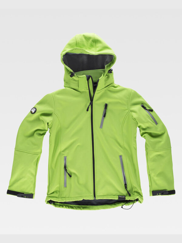 Softshell donna con cappuccio e zip intera - immagine 5