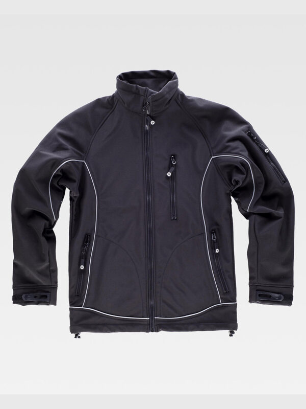 Giacca Workshell maniche raglan