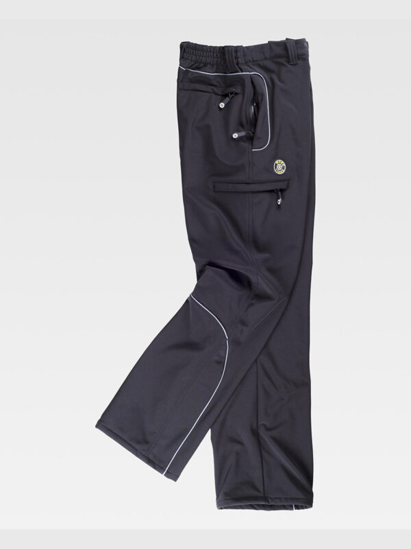 Pantalone Workshell con elastico in vita e passanti