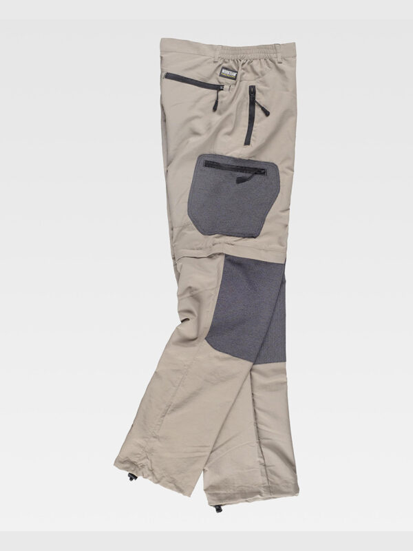Pantalone da montagna nylon fresh gambe staccabili