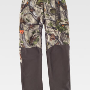 Pantalone softshell camouflage - caccia