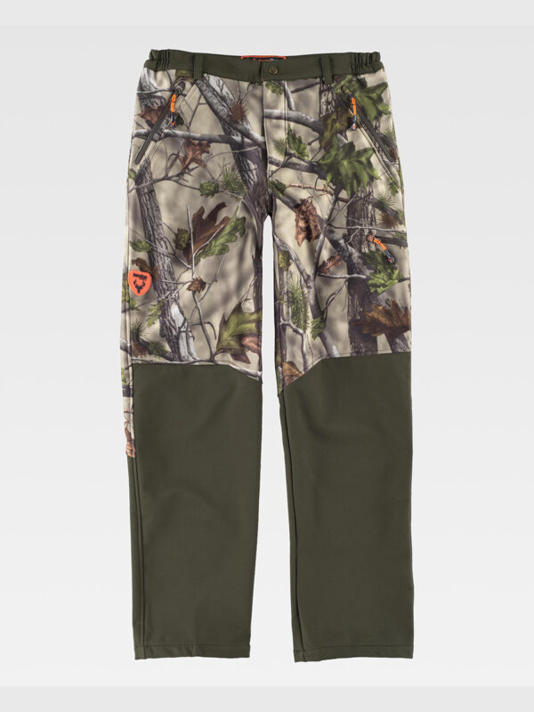 Pantalone softshell camouflage - caccia - immagine 3