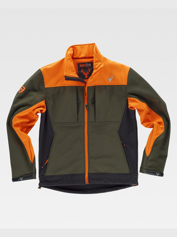 Softshell - caccia combinata tricolore